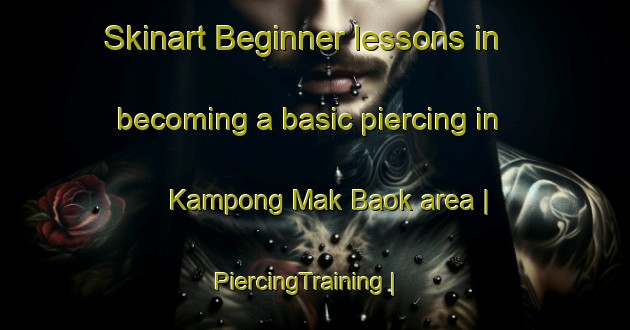 Skinart Beginner lessons in becoming a basic piercing in Kampong Mak Baok area | PiercingTraining | PiercingClasses | SkinartTraining-Singapore